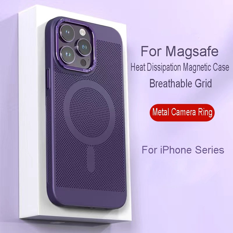 Metal Lens Frame Matte Iphone Case