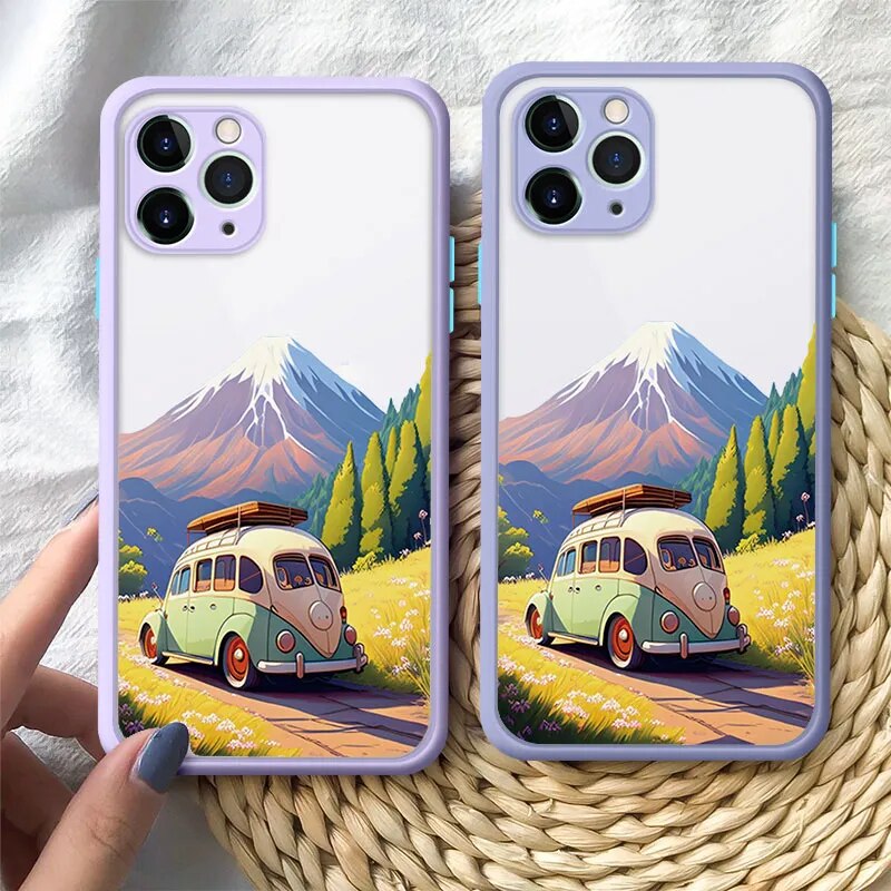 Mini Cover Travel Mountain Scenery Shockproof Shells Fundas Iphone Case