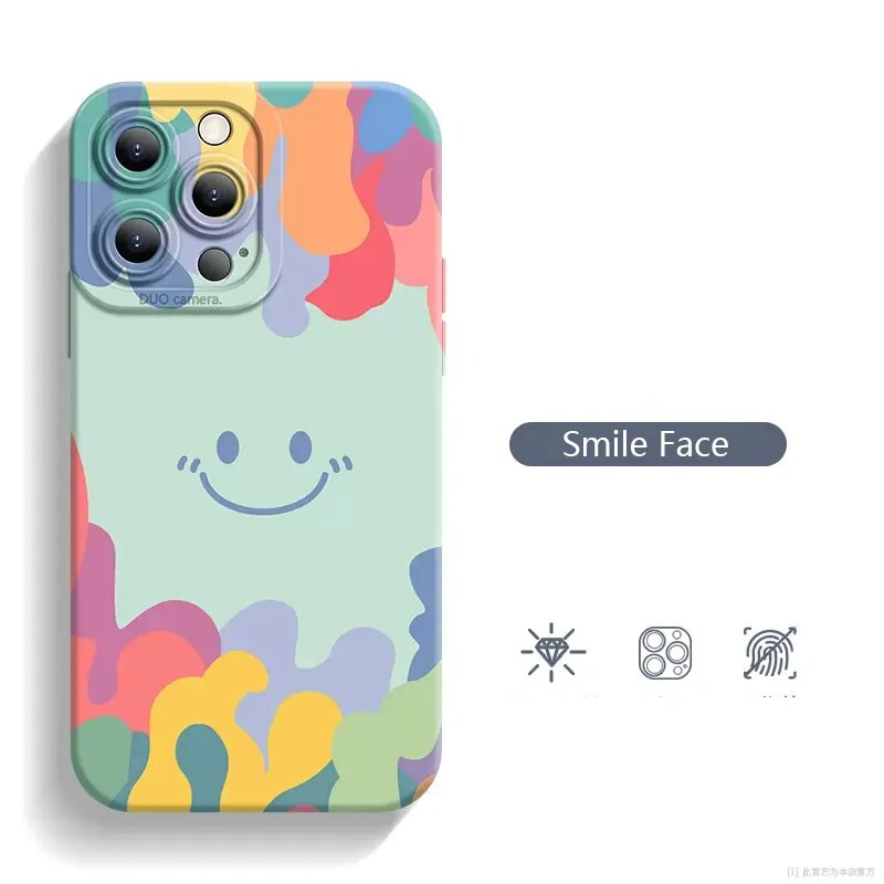 Luxury Ice Cream Smile Face Iphone Case